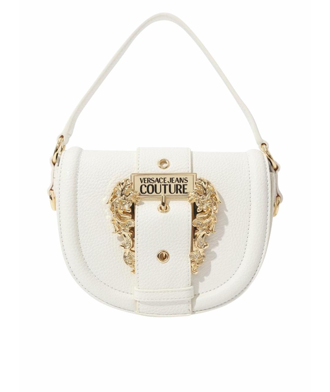 VERSACE JEANS COUTURE Белая сумка через плечо из искусственной кожи, фото 1