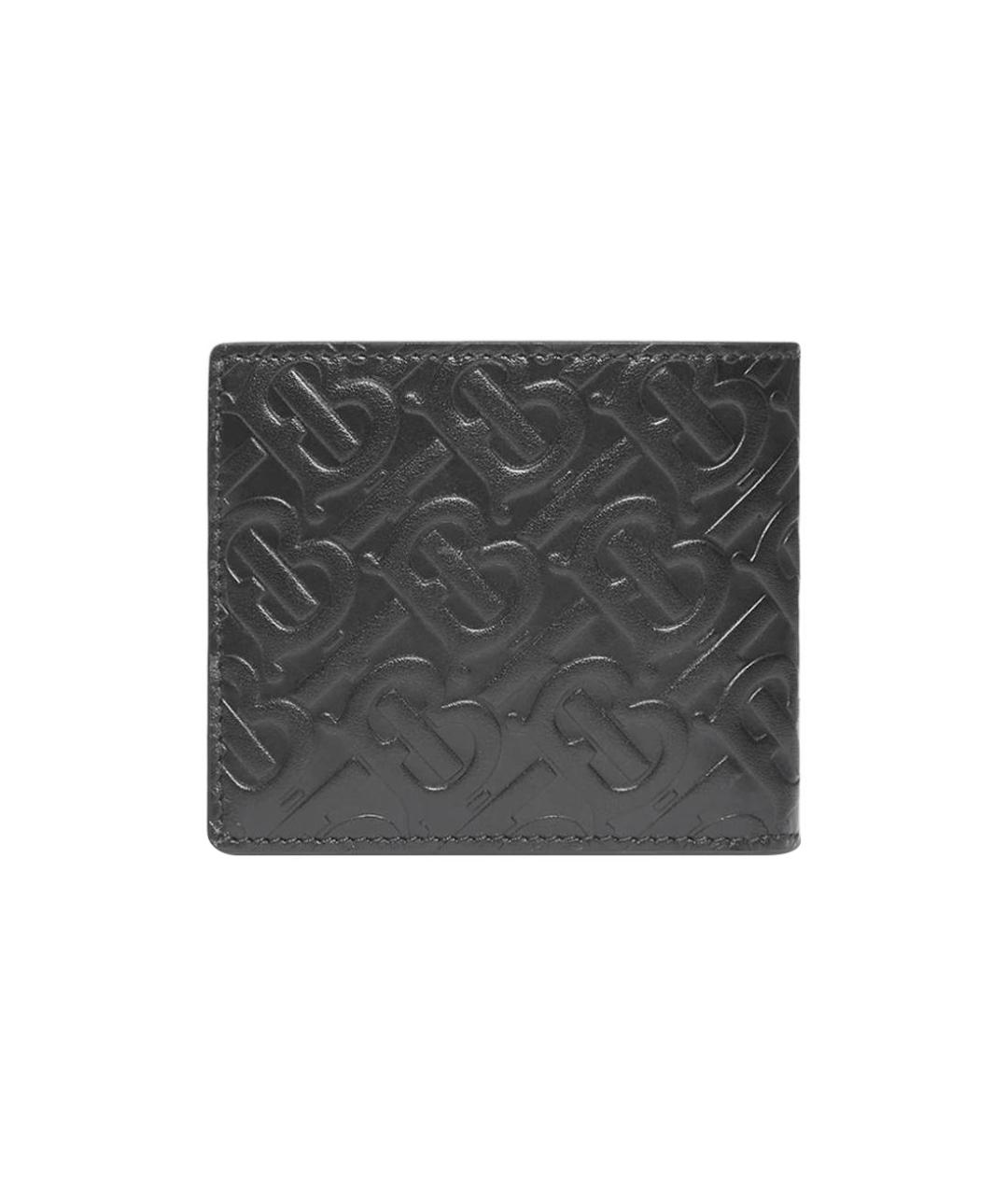 BURBERRY Серый кожаный кошелек, фото 2