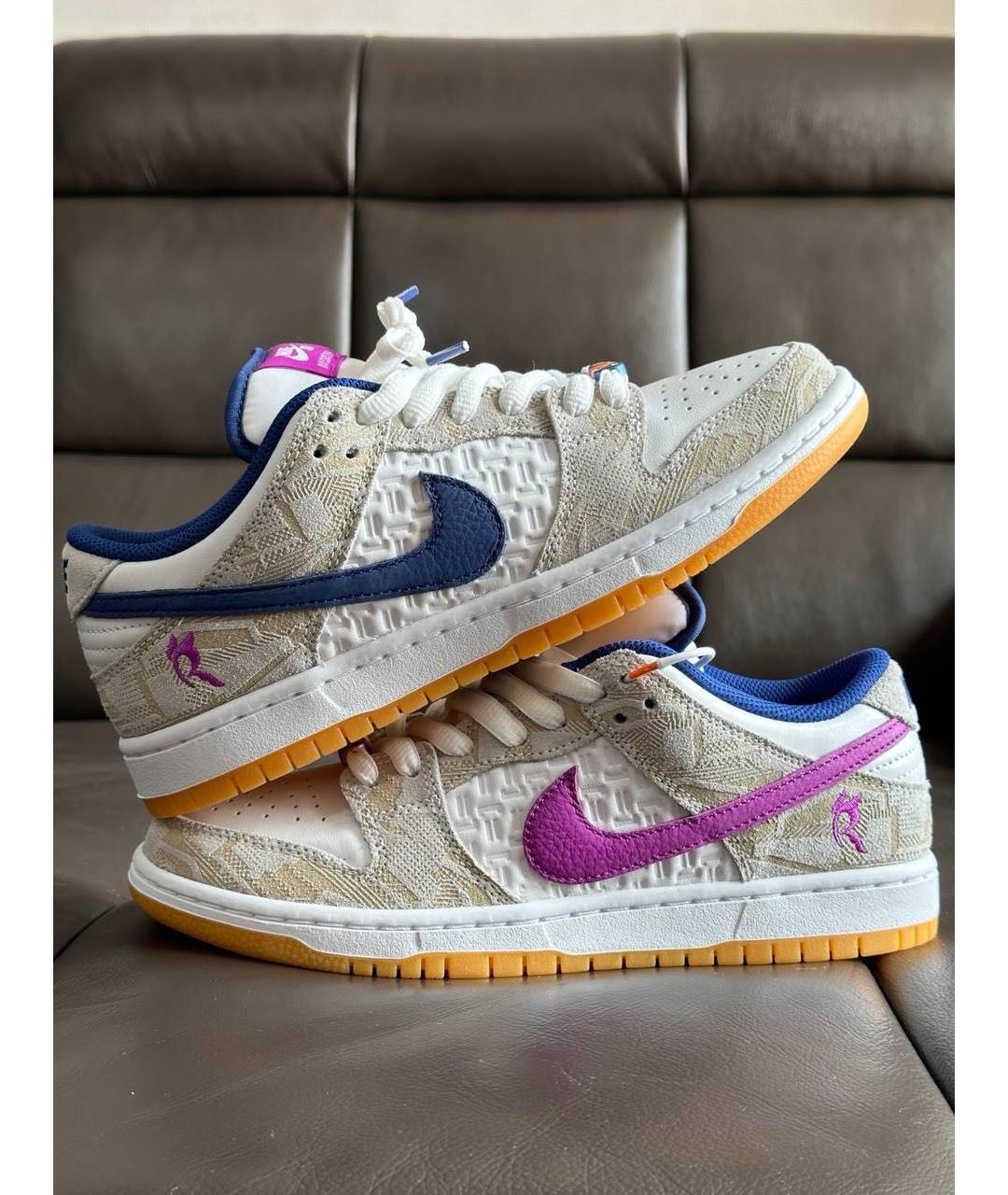NIKE Мульти кожаные кеды, фото 2