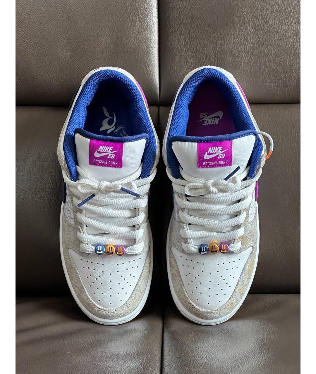 NIKE Мульти кожаные кеды, фото 4