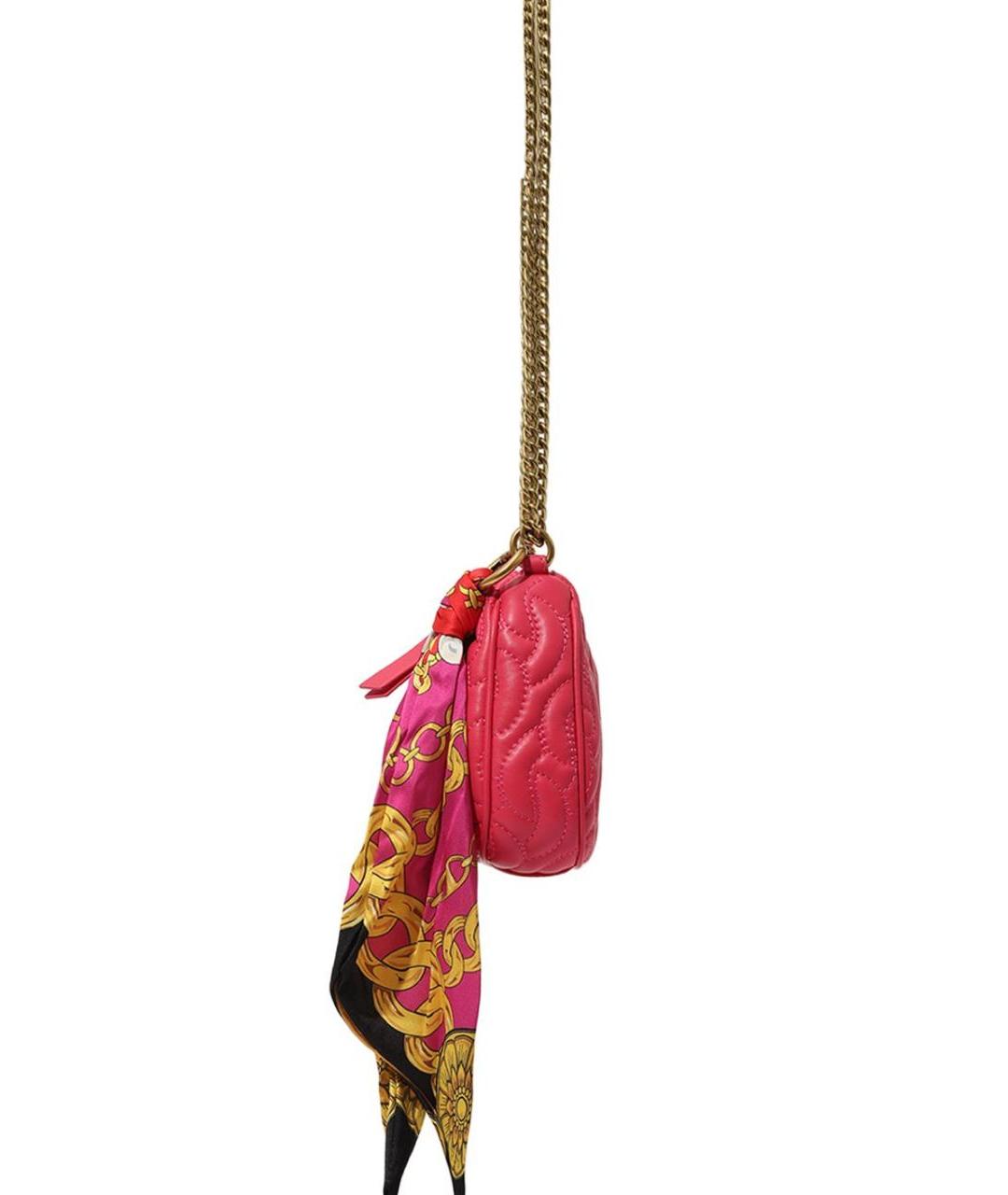 VERSACE JEANS COUTURE Фуксия сумка через плечо из искусственной кожи, фото 2