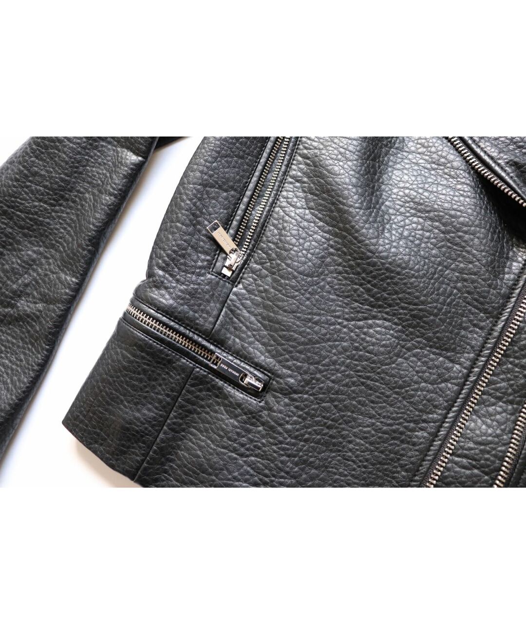 MICHAEL MICHAEL KORS Черная полиуретановая куртка, фото 5