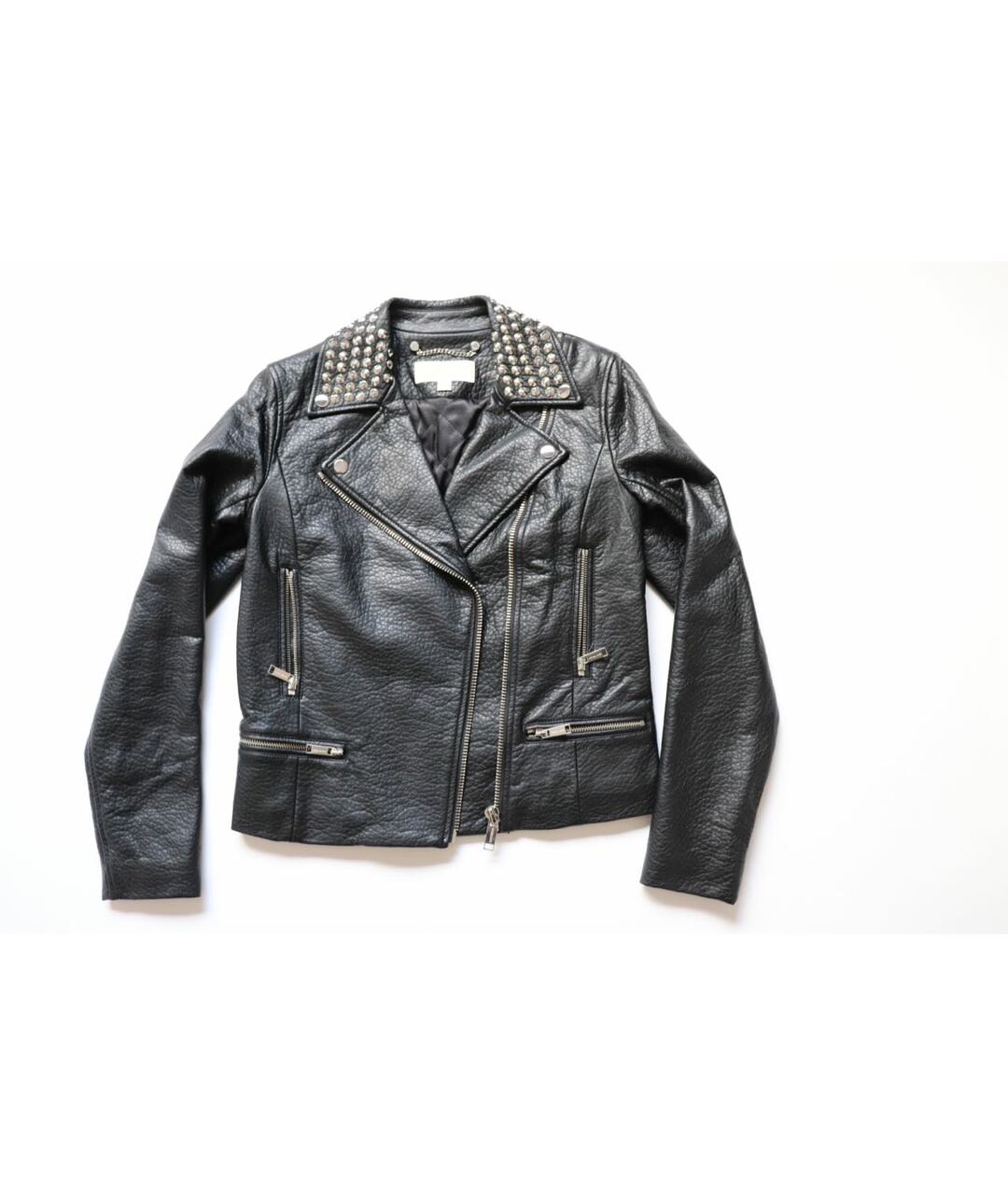 MICHAEL MICHAEL KORS Черная полиуретановая куртка, фото 1