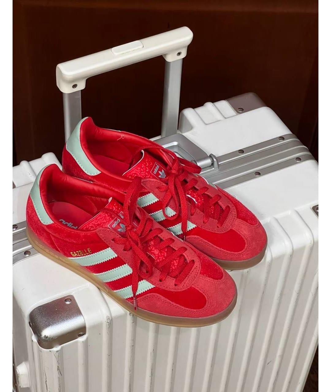 ADIDAS Красные кеды, фото 5