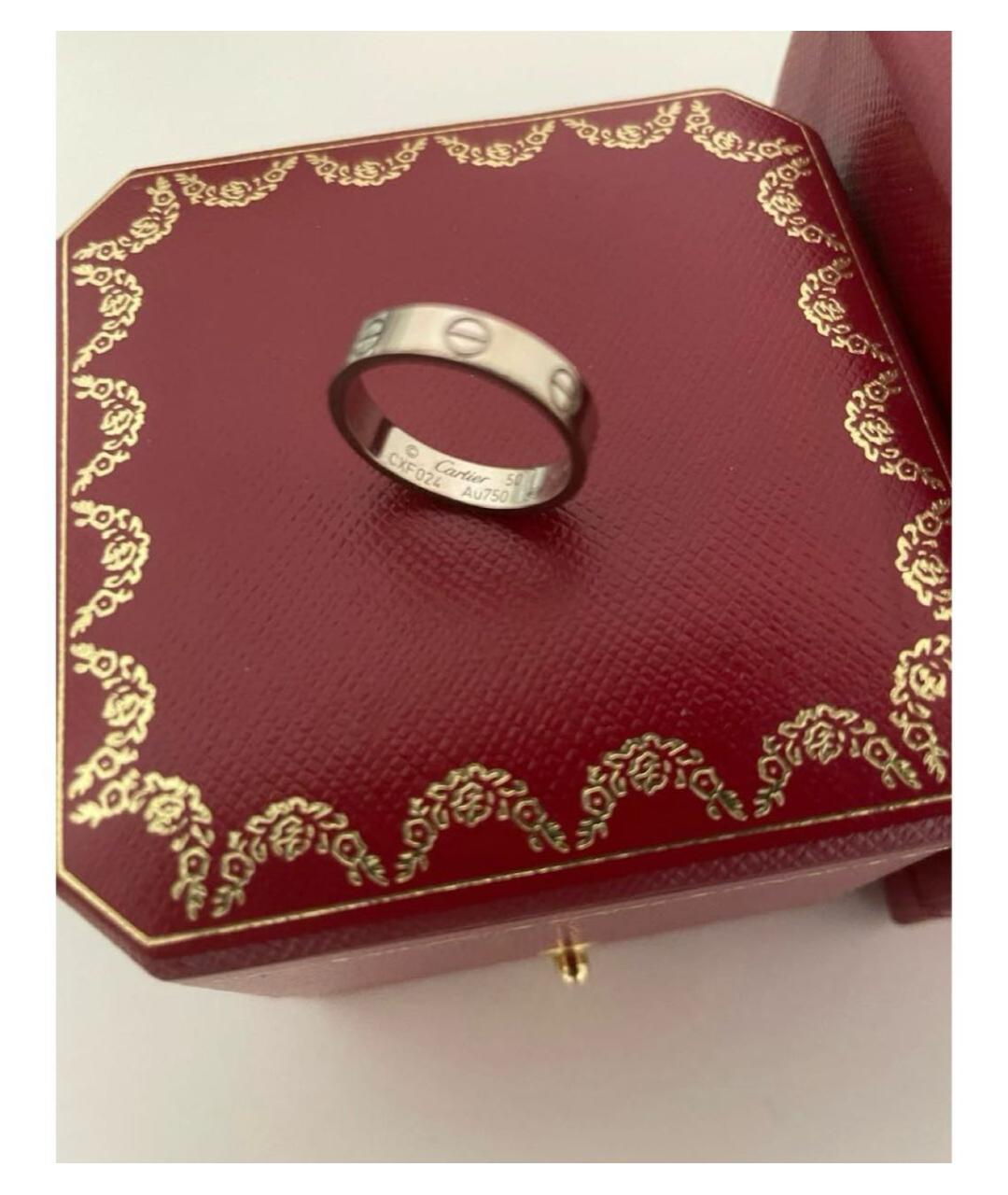 CARTIER Серебряное кольцо из белого золота, фото 3