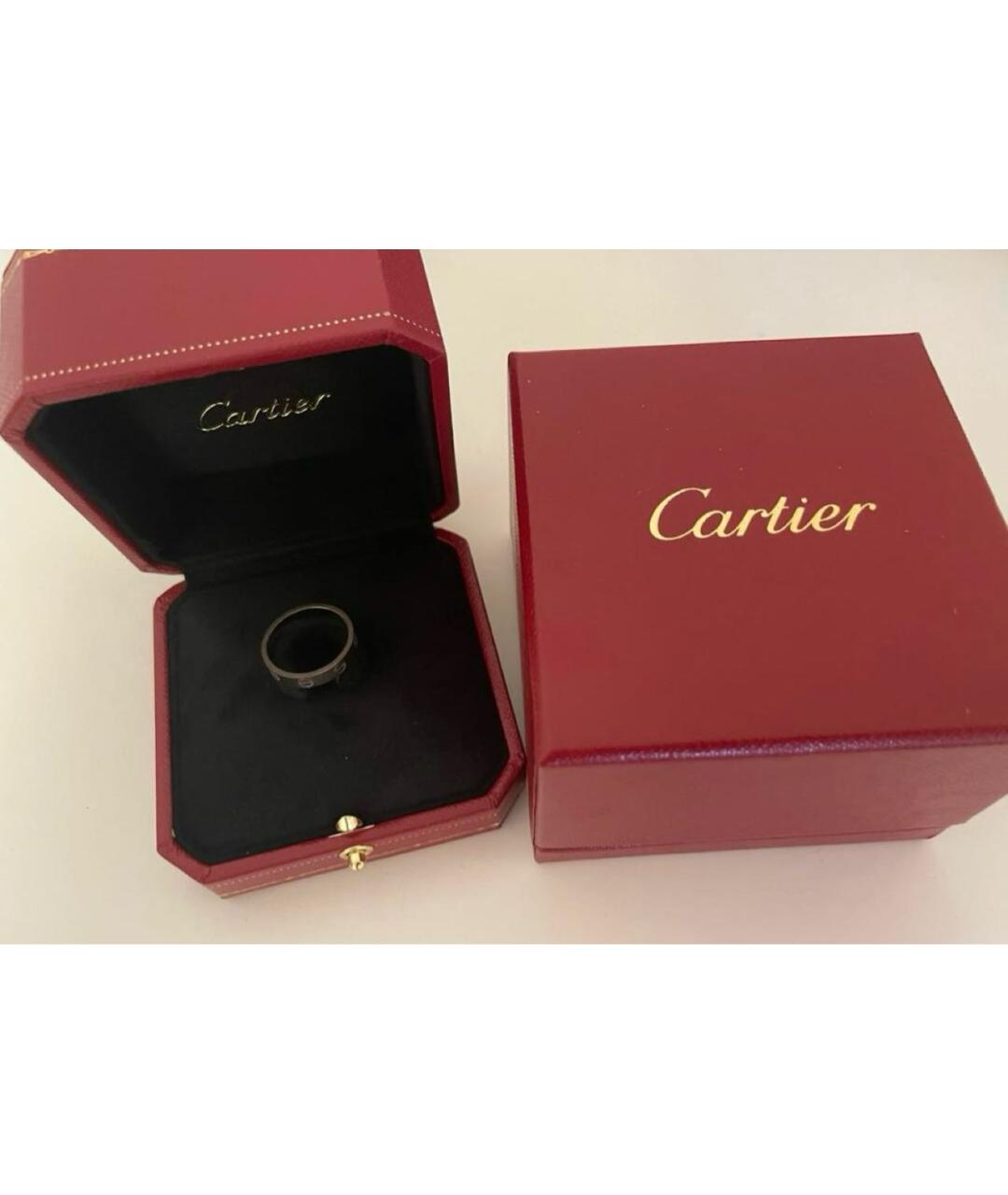CARTIER Серебряное кольцо из белого золота, фото 2