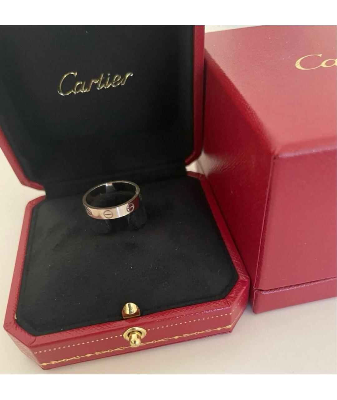 CARTIER Серебряное кольцо из белого золота, фото 4