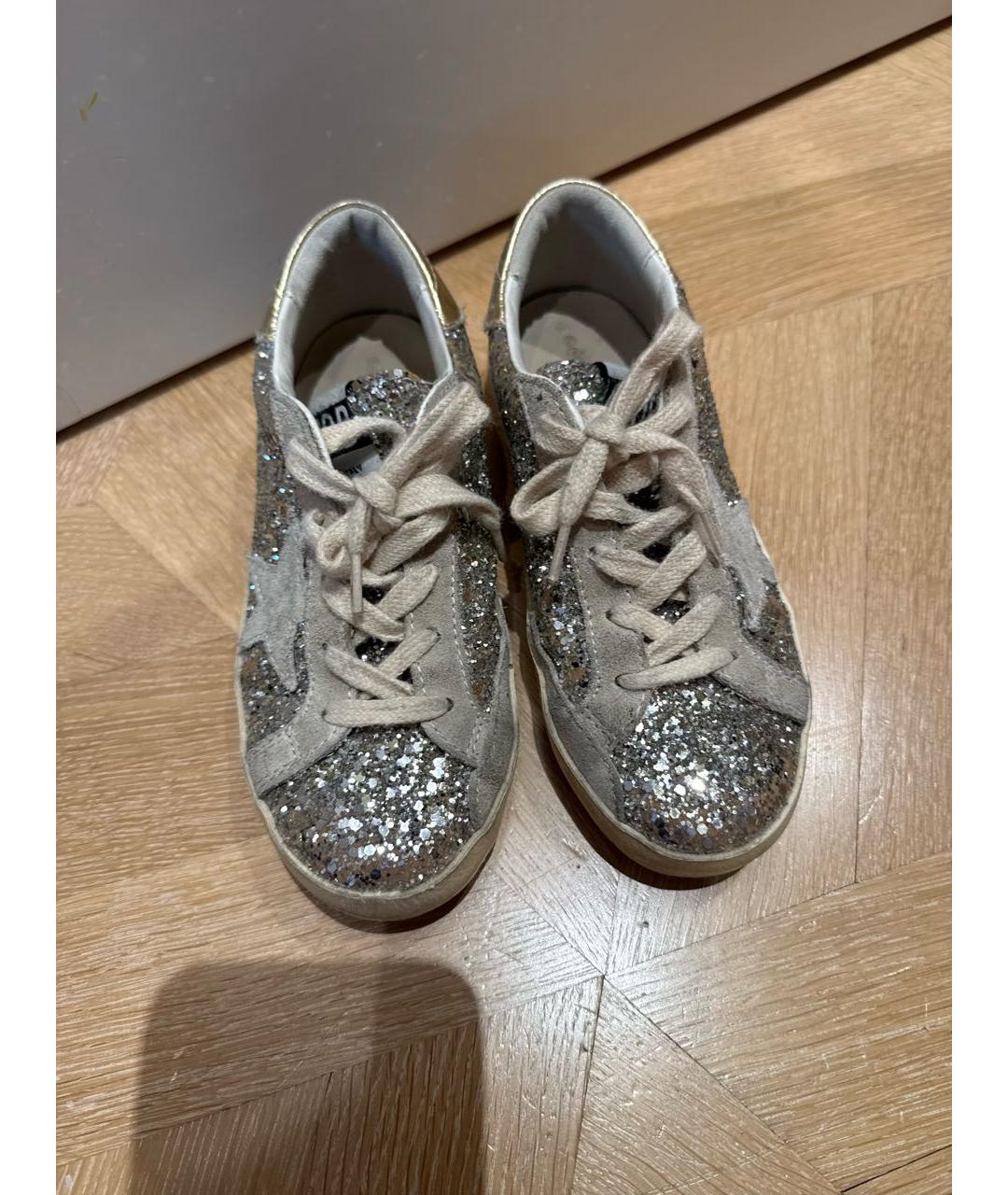 GOLDEN GOOSE DELUXE BRAND Серебряные кеды, фото 2