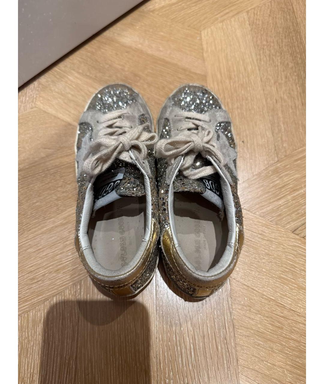 GOLDEN GOOSE DELUXE BRAND Серебряные кеды, фото 3