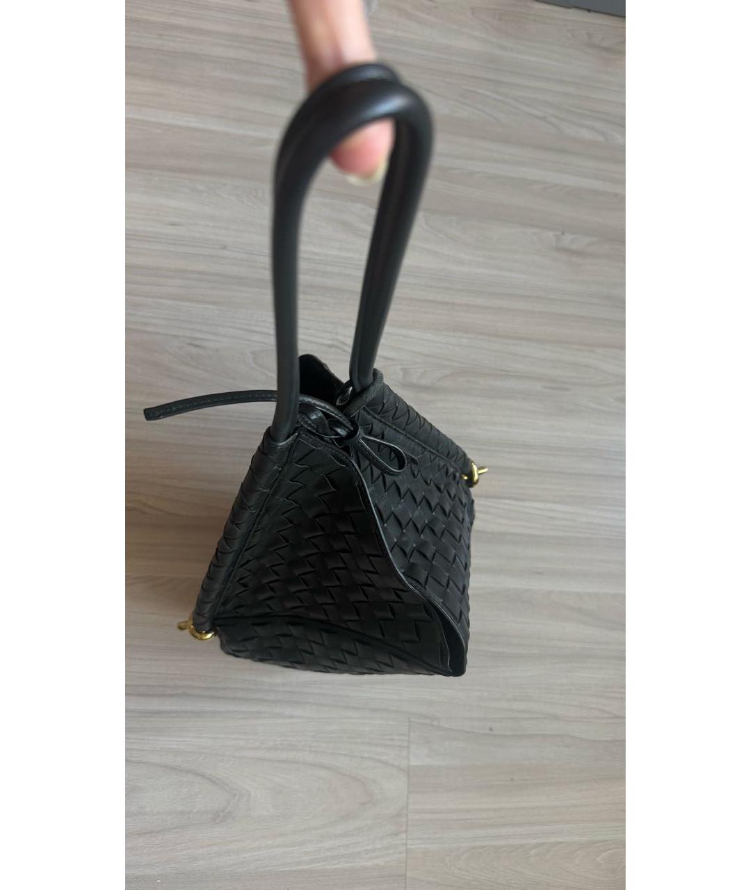 BOTTEGA VENETA Зеленая кожаная сумка тоут, фото 7