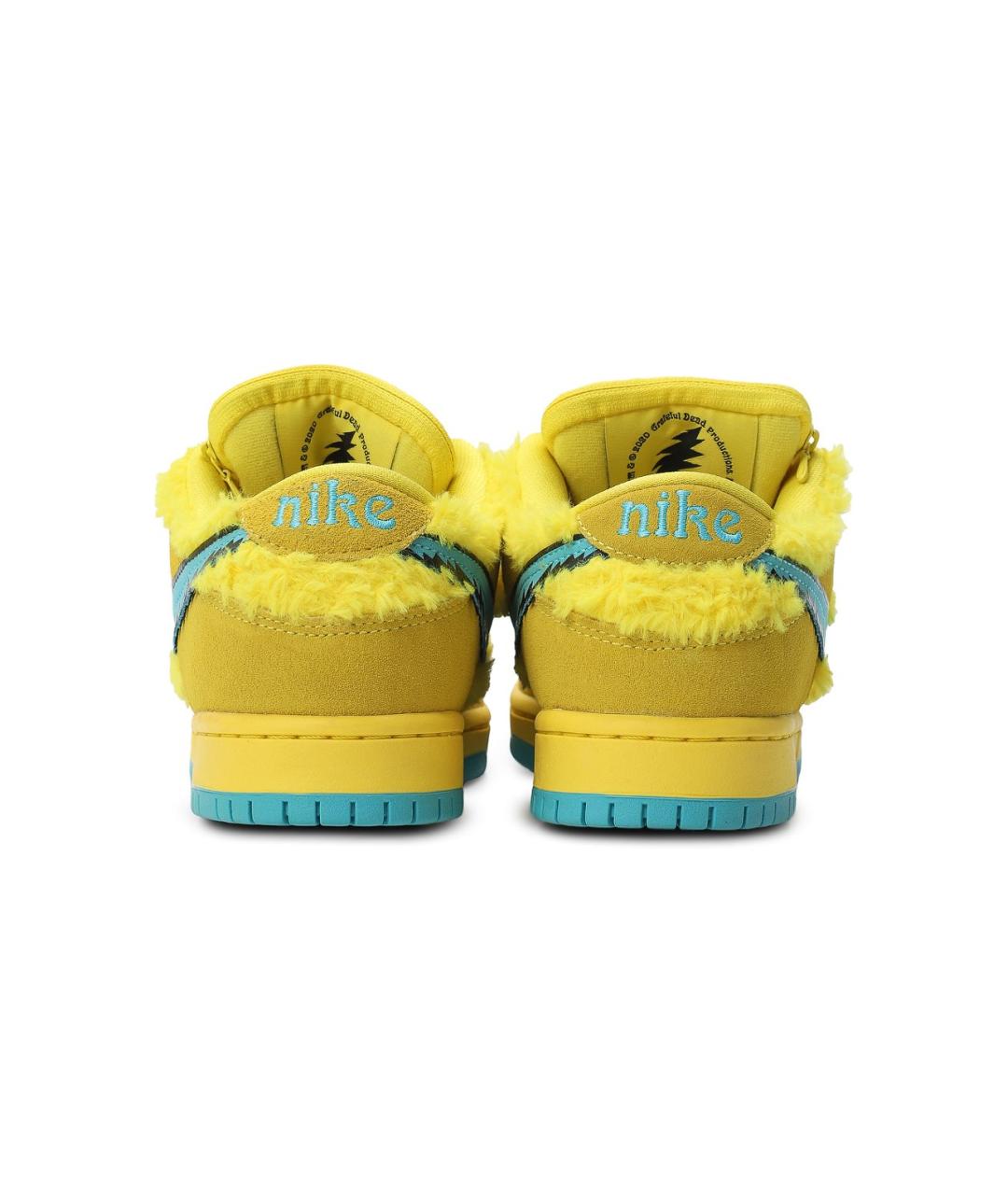 NIKE Желтые текстильные низкие кроссовки / кеды, фото 5