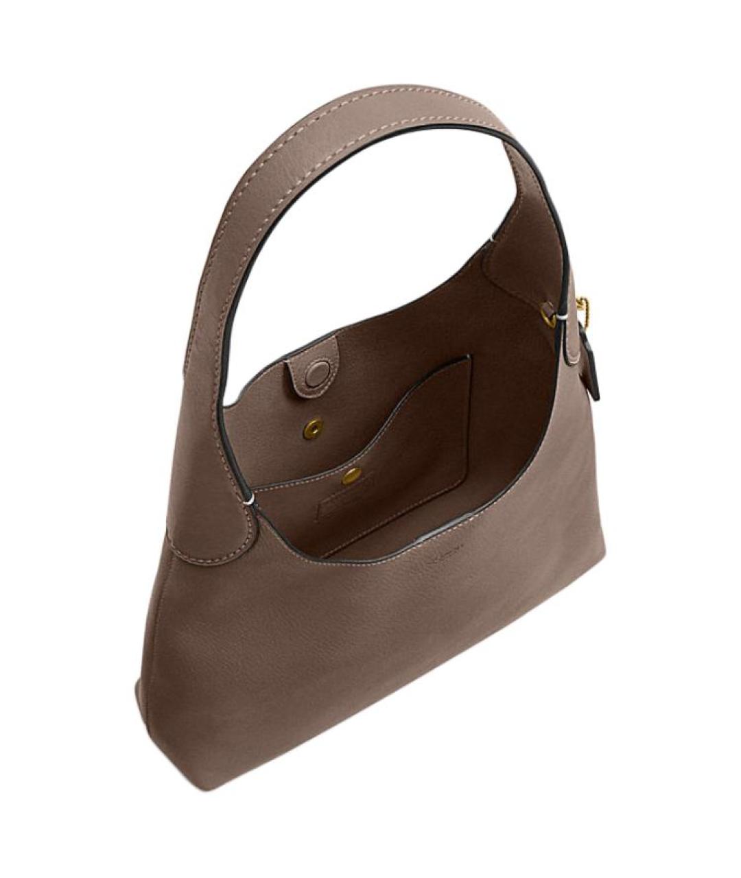 COACH Коричневая сумка через плечо, фото 4