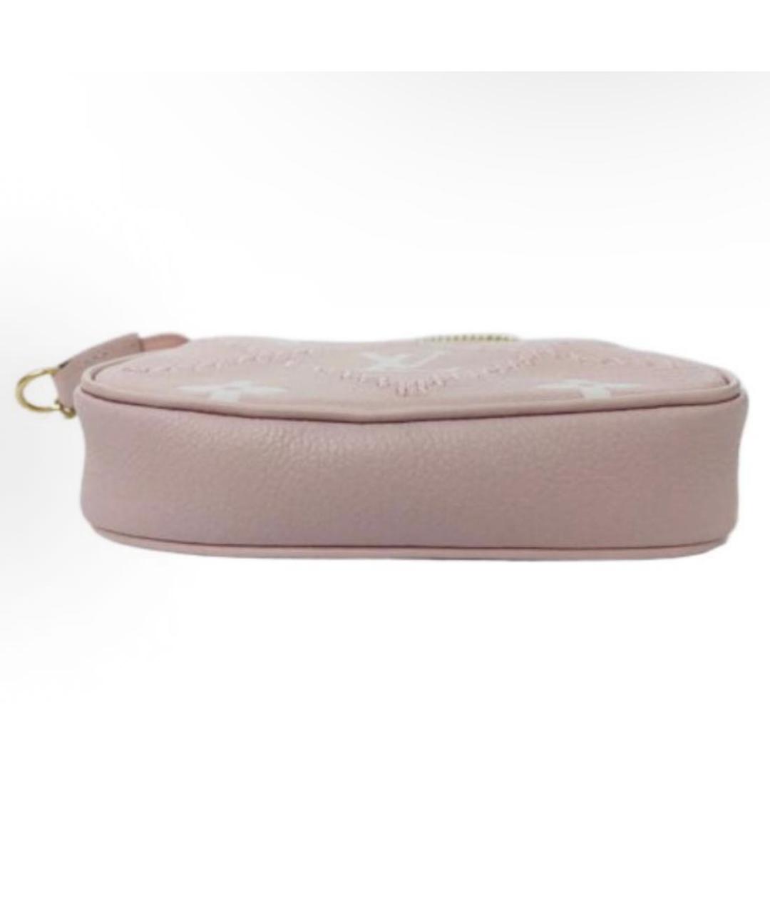 LOUIS VUITTON Розовая кожаная сумка через плечо, фото 5