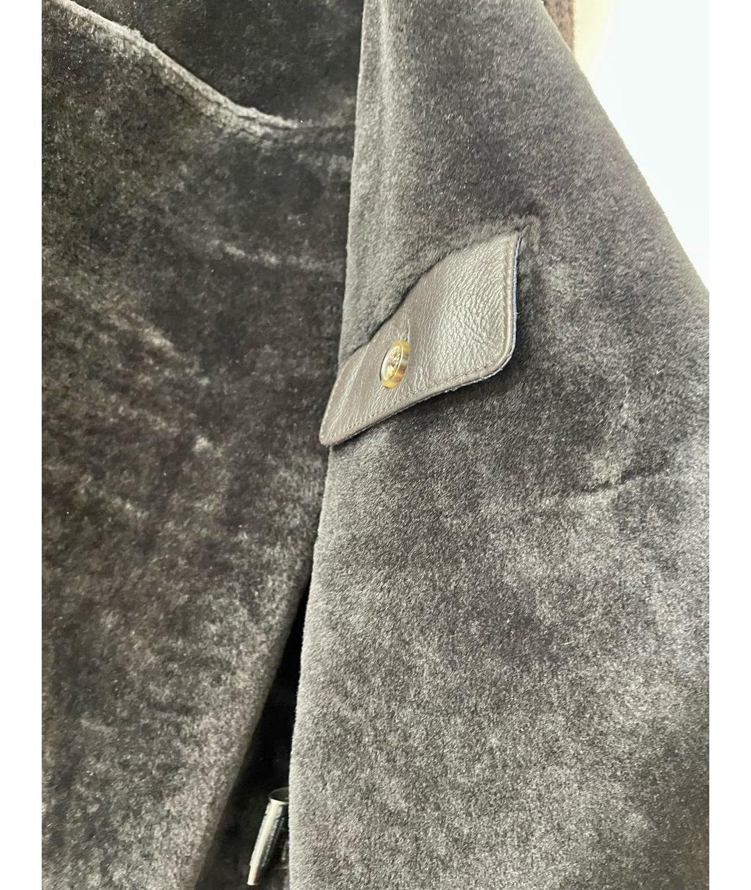 LORO PIANA Коричневая меховая дубленка/шуба, фото 4