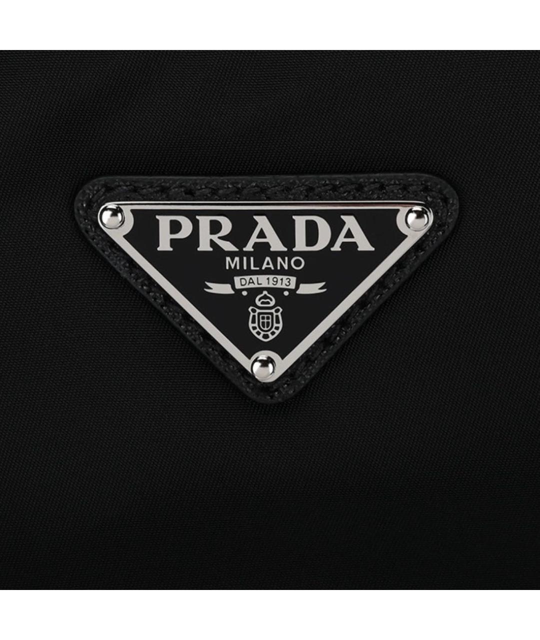 PRADA Черная сумка с короткими ручками, фото 5
