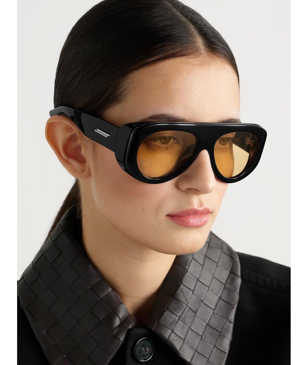 BOTTEGA VENETA Черные солнцезащитные очки, фото 5