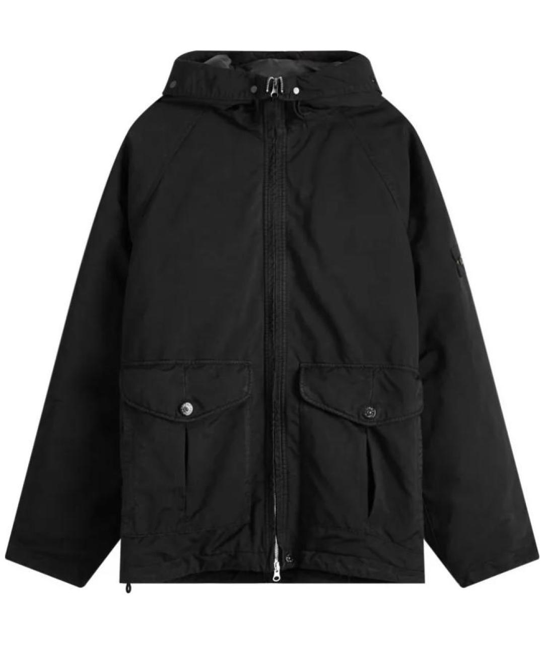 STONE ISLAND Черный пуховик, фото 1