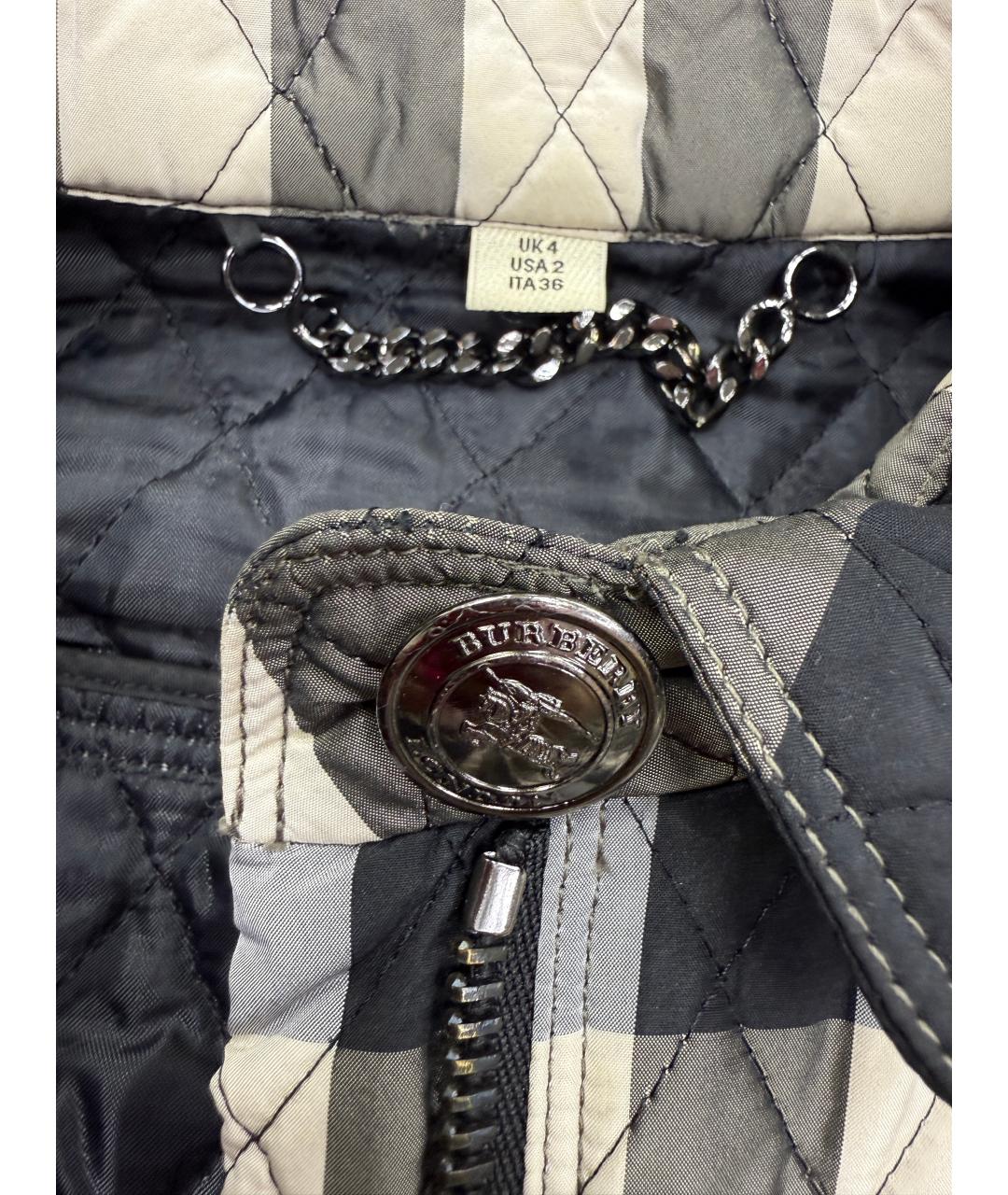 BURBERRY Полиэстеровая куртка, фото 4