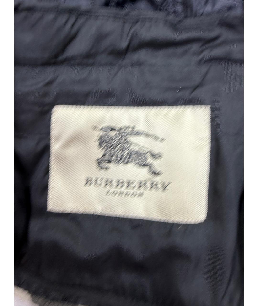 BURBERRY Полиэстеровая куртка, фото 3
