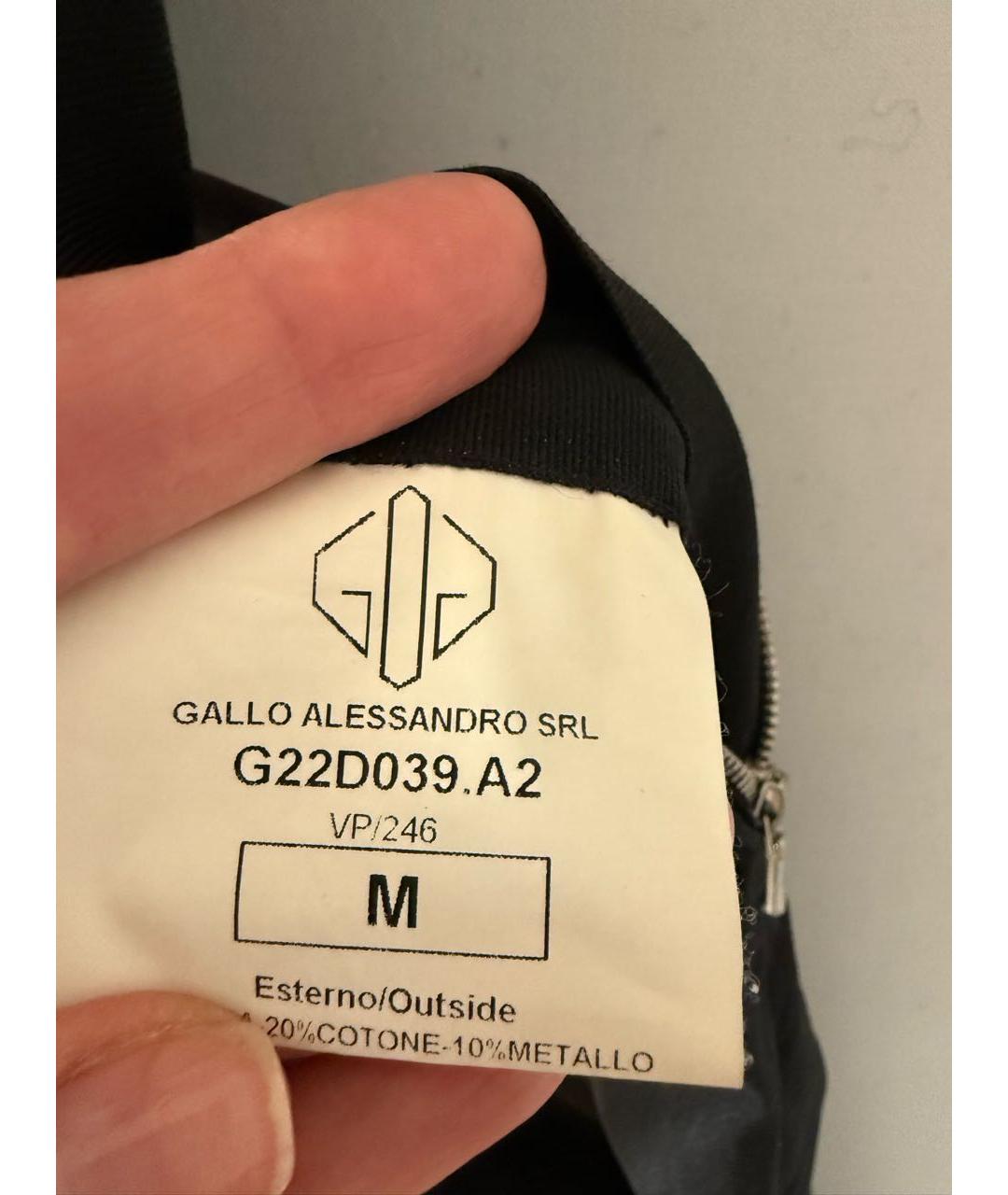 GOLDEN GOOSE DELUXE BRAND Черное шелковое вечернее платье, фото 5
