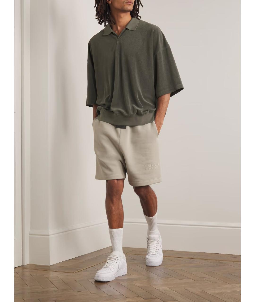 FEAR OF GOD ESSENTIALS Черная хлопковая рубашка, фото 3