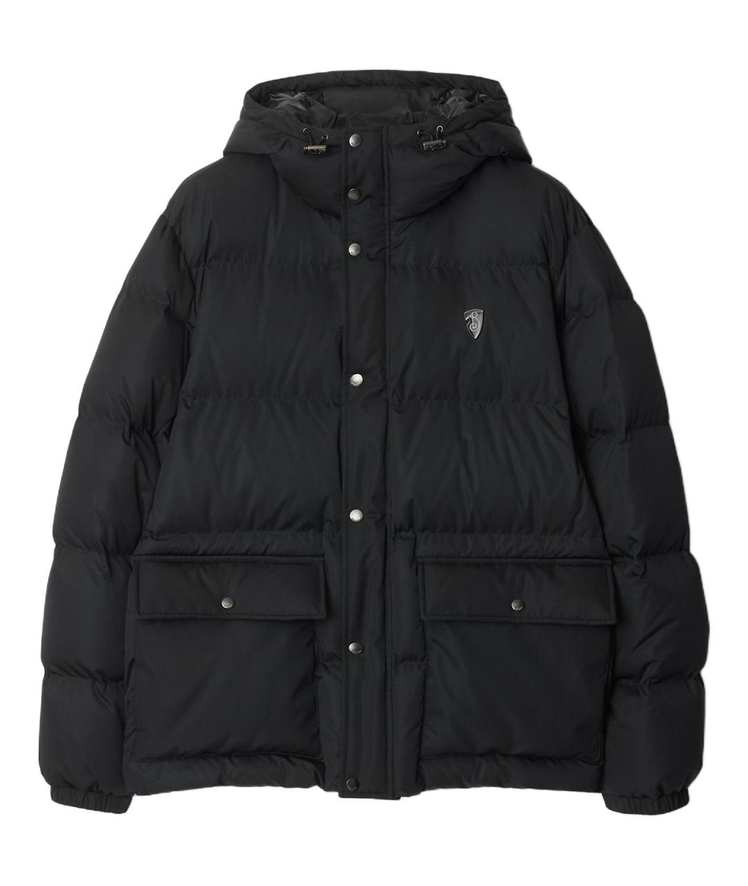 BURBERRY Черный пуховик, фото 1