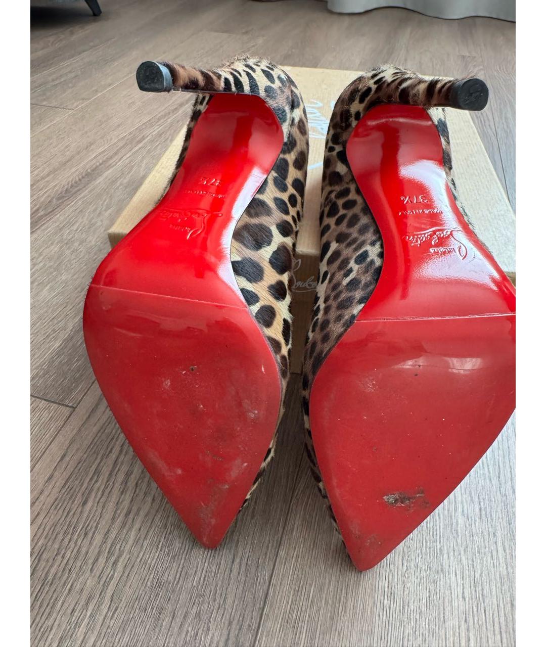 CHRISTIAN LOUBOUTIN Мульти туфли, фото 4