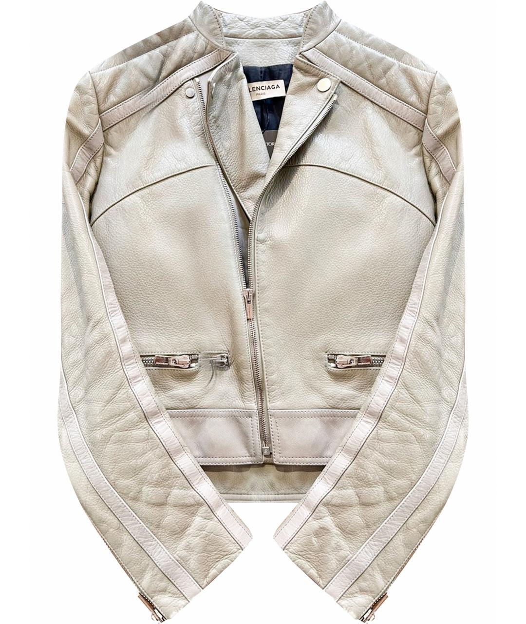 BALENCIAGA Кожаная куртка, фото 1