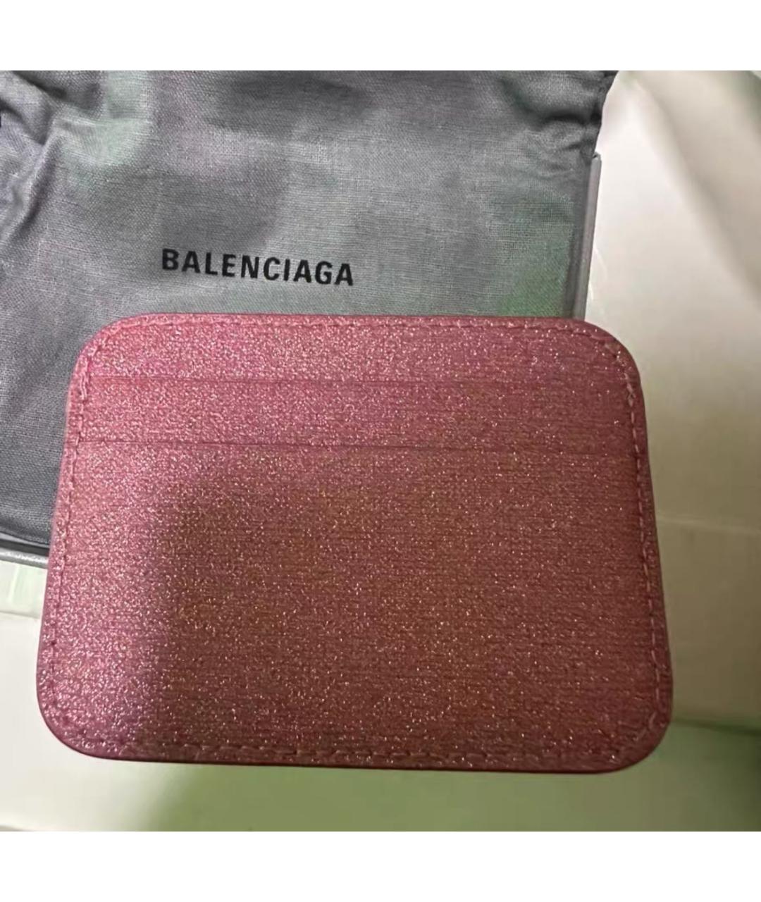 BALENCIAGA Розовый кардхолдер, фото 3