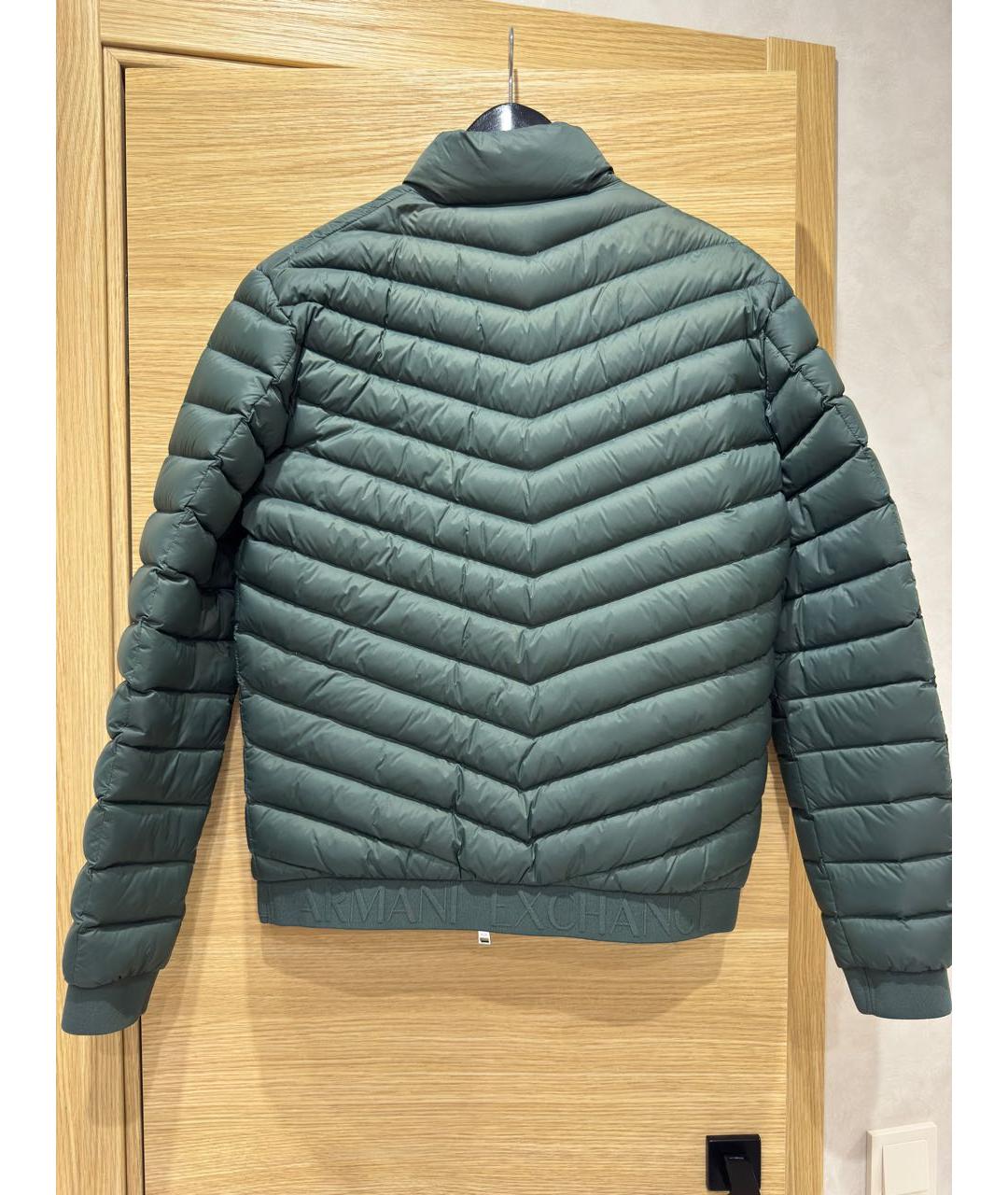 ARMANI EXCHANGE Зеленая полиэстеровая куртка, фото 2