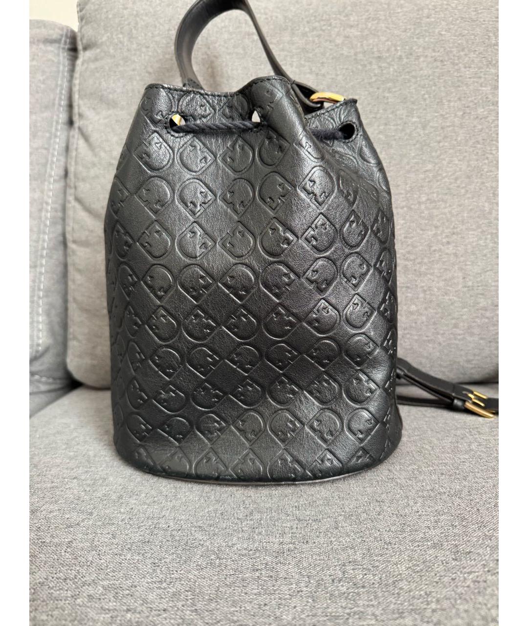 FURLA Черная кожаная сумка через плечо, фото 3