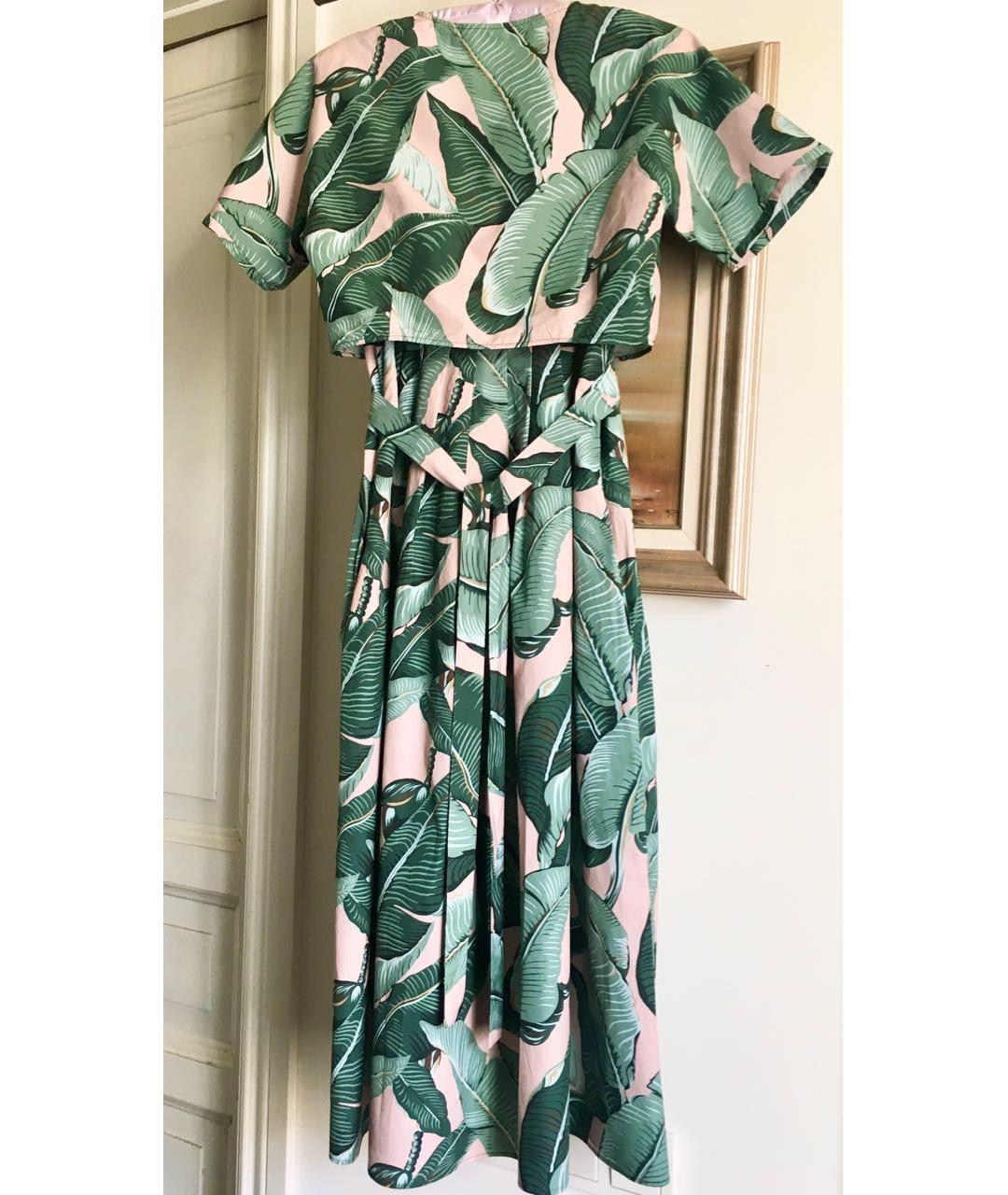 WEEKEND MAX MARA Мульти хлопковое повседневное платье, фото 2
