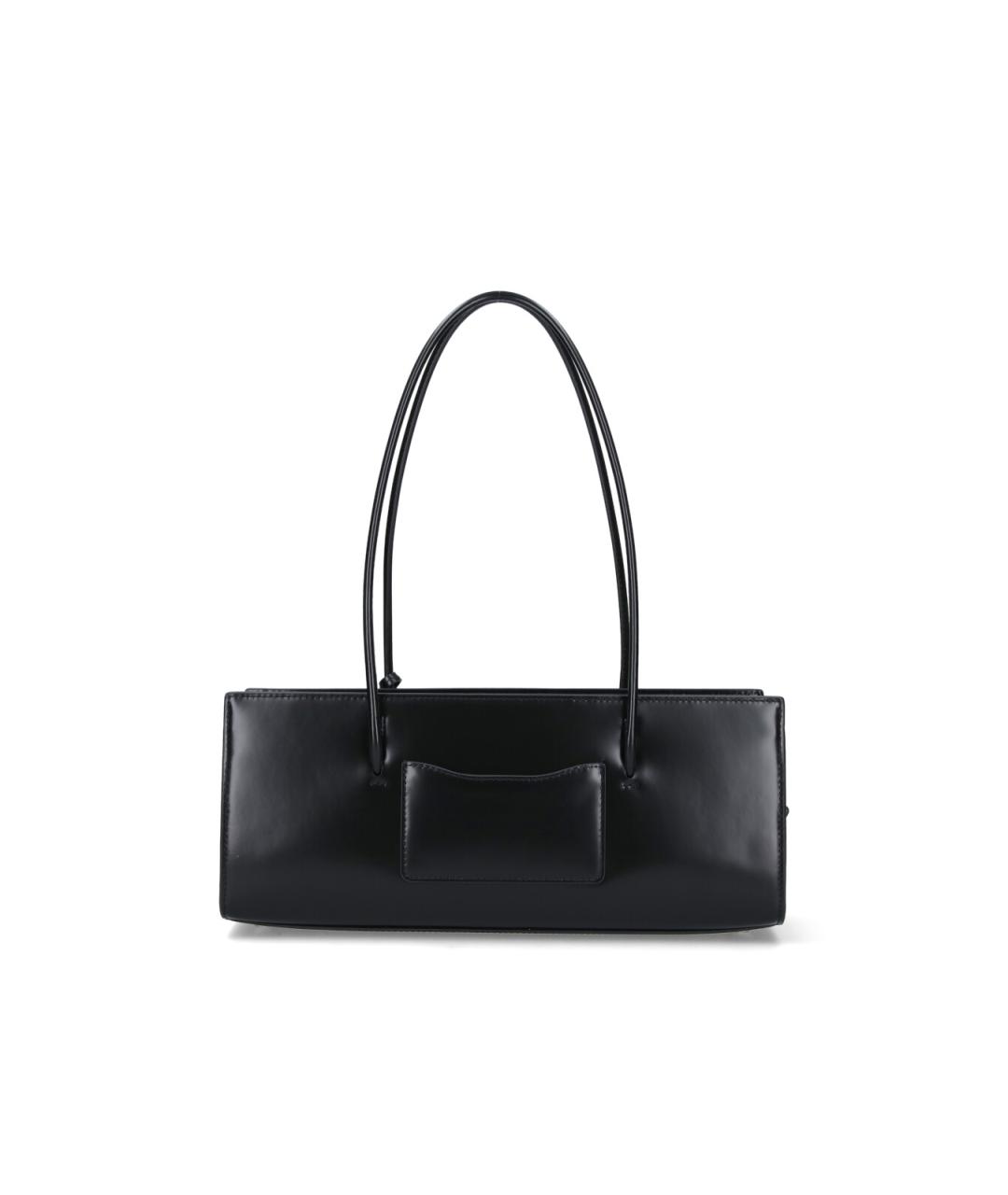 MARC JACOBS Черная кожаная сумка тоут, фото 3