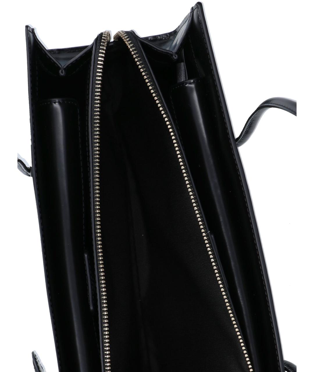 MARC JACOBS Черная кожаная сумка тоут, фото 4