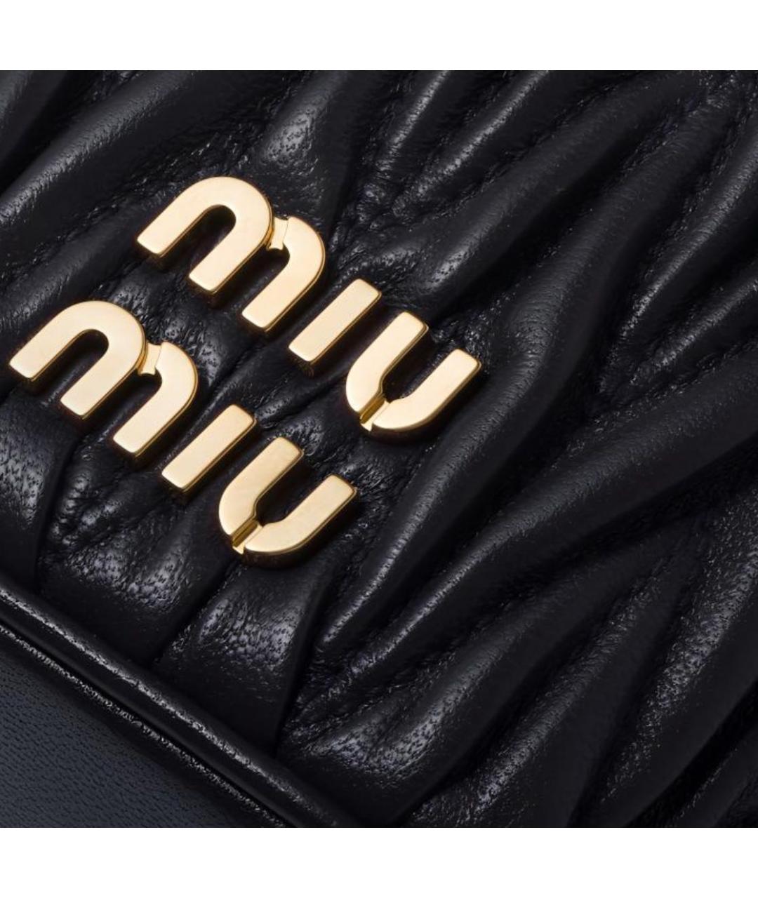 MIU MIU Черная сумка через плечо, фото 4
