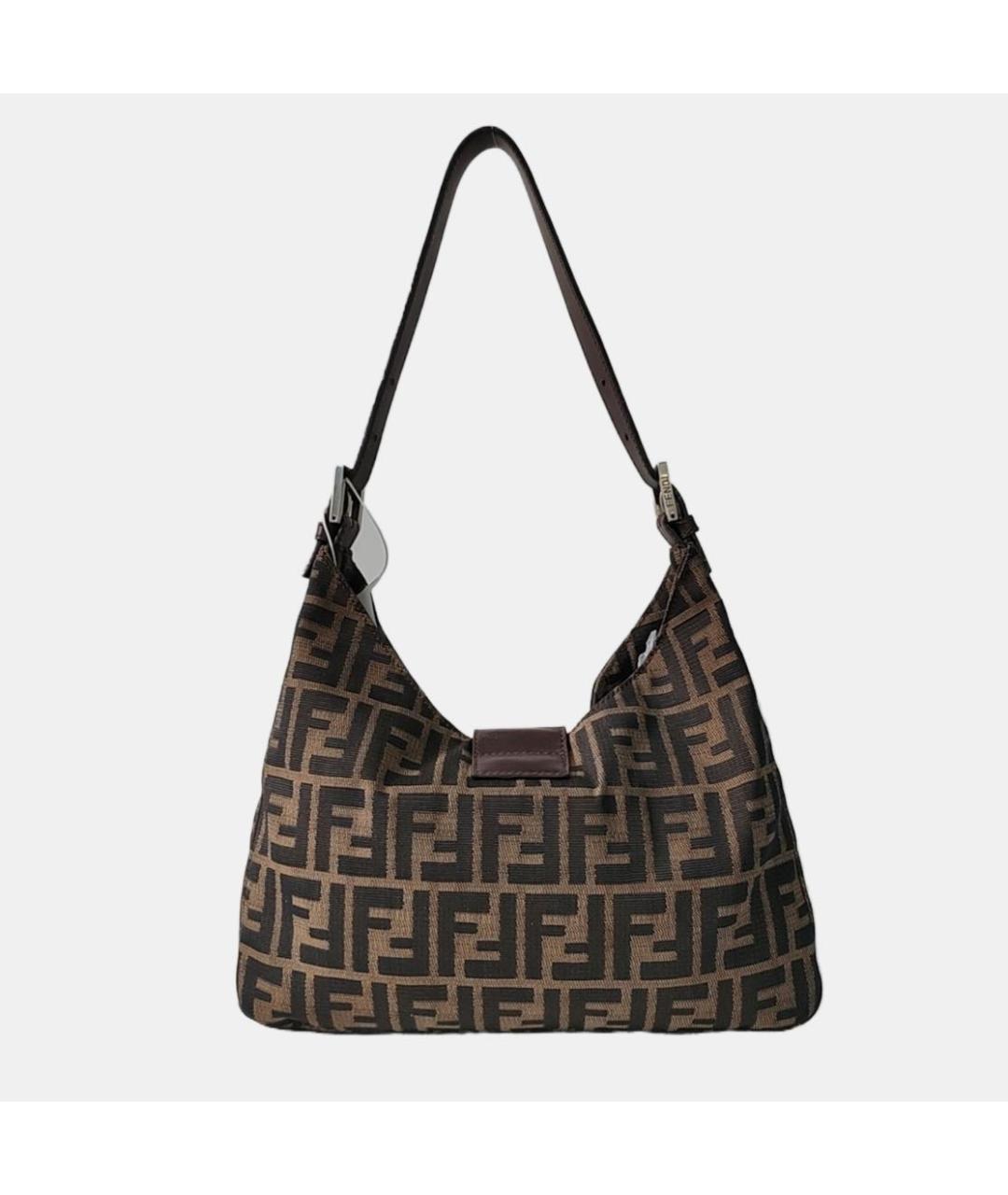 FENDI Коричневая сумка через плечо, фото 4