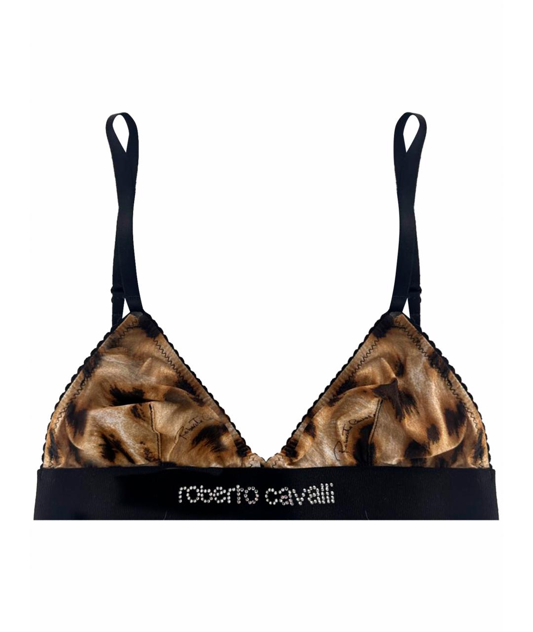 ROBERTO CAVALLI Коричневый бюстгалтеры, фото 1