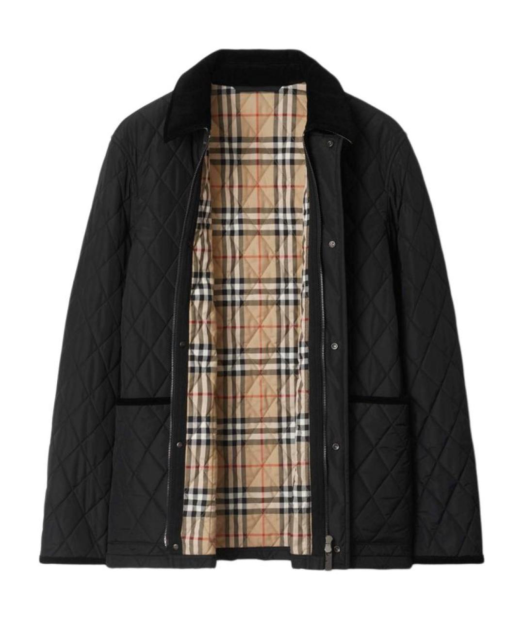 BURBERRY Черный пуховик, фото 2