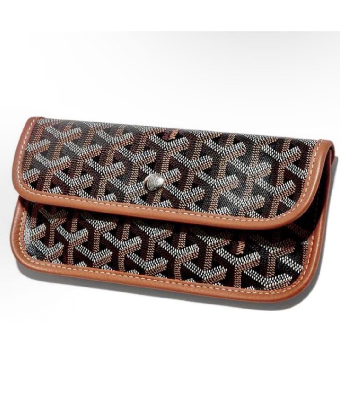 GOYARD Антрацитовая кожаная сумка тоут, фото 6