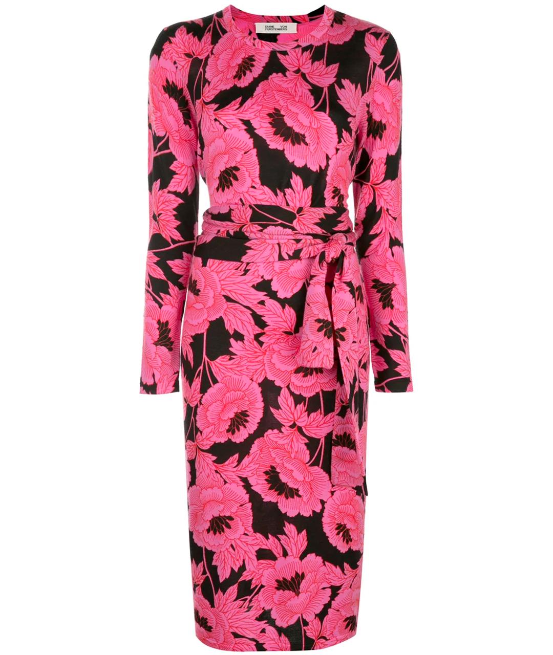 DIANE VON FURSTENBERG Шерстяное повседневное платье, фото 1