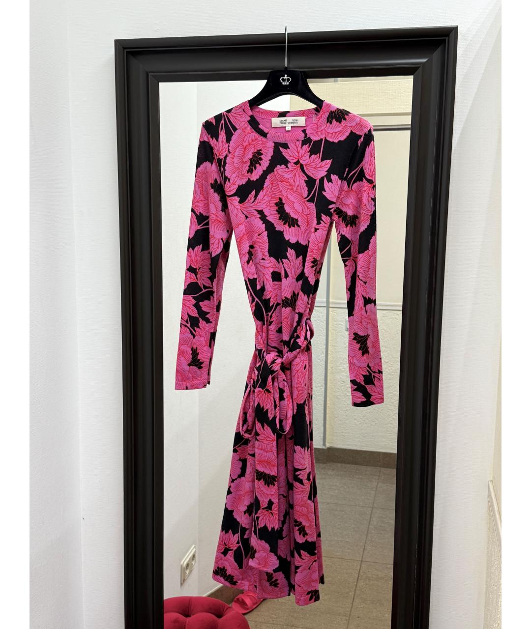 DIANE VON FURSTENBERG Шерстяное повседневное платье, фото 7
