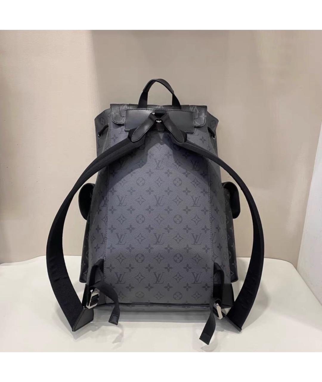 LOUIS VUITTON Серый кожаный рюкзак, фото 2