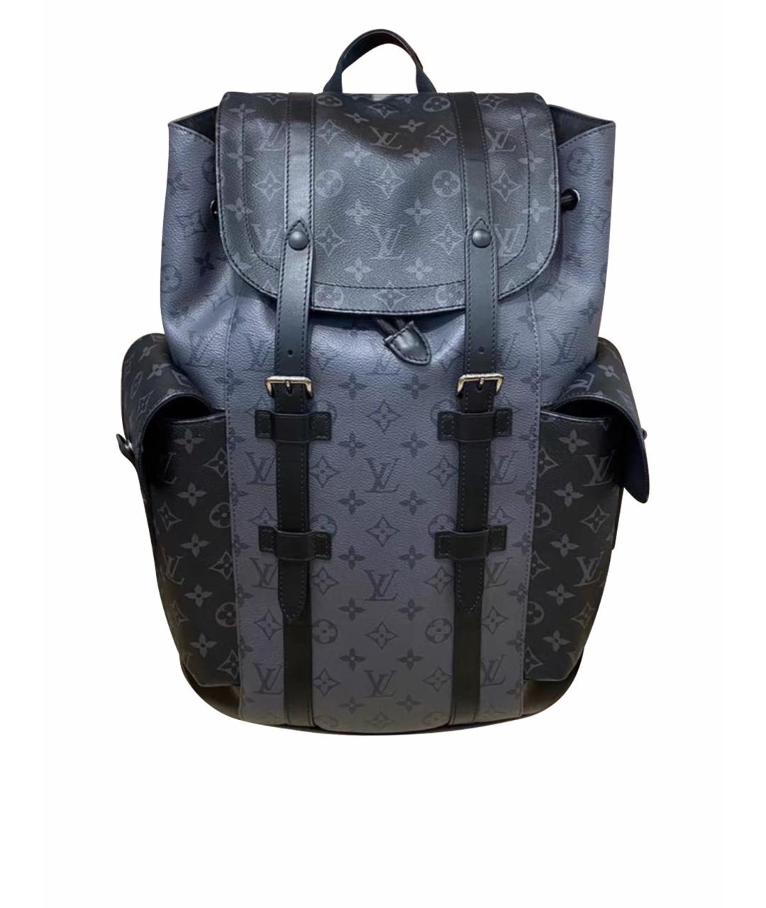 LOUIS VUITTON Серый кожаный рюкзак, фото 1