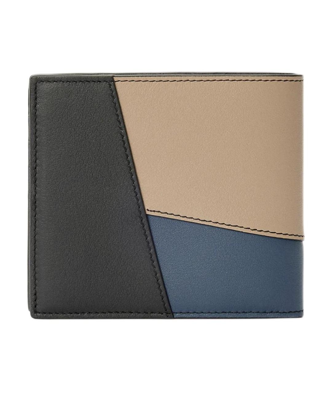 LOEWE Бежевый кожаный кошелек, фото 2