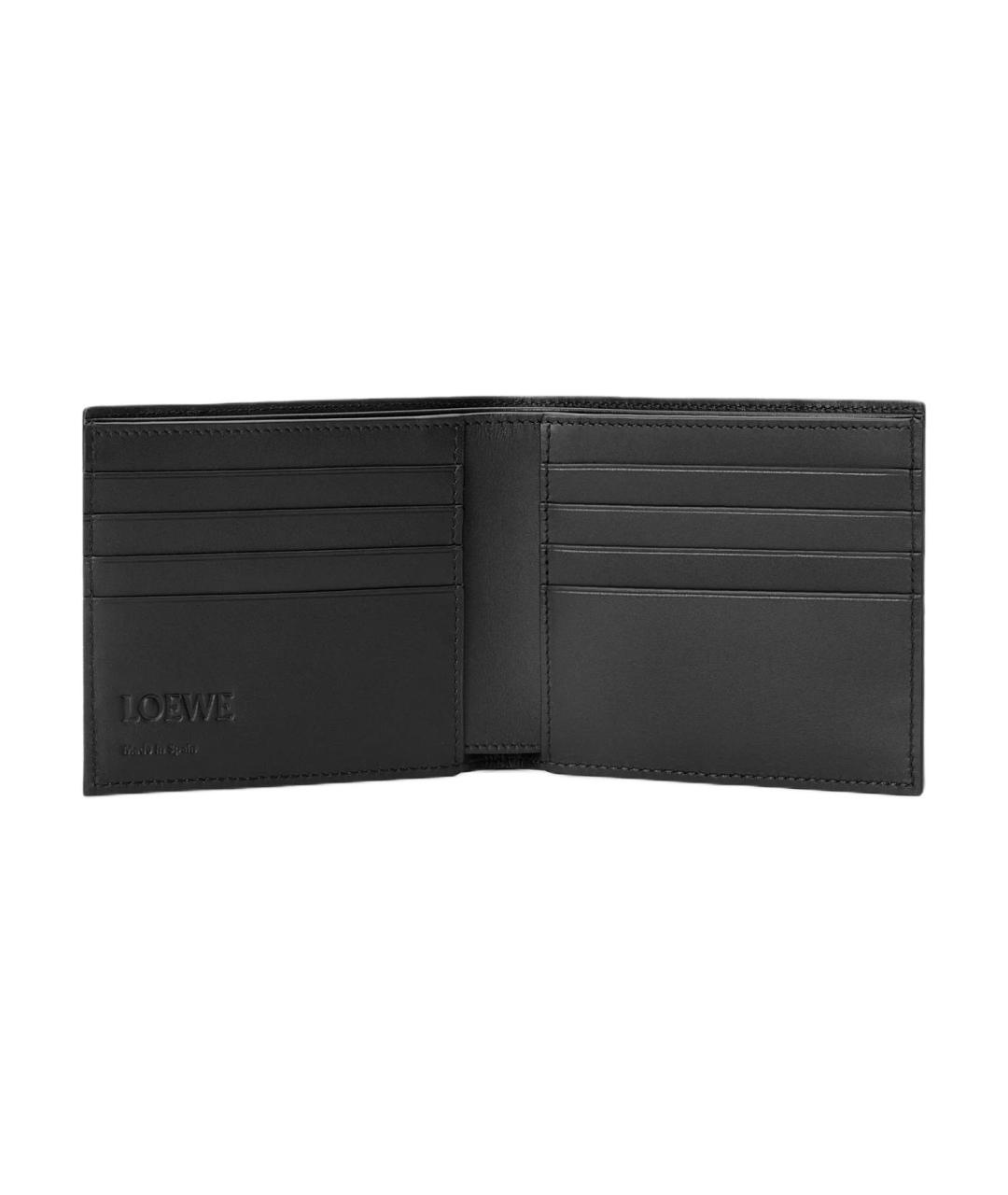 LOEWE Бежевый кожаный кошелек, фото 4
