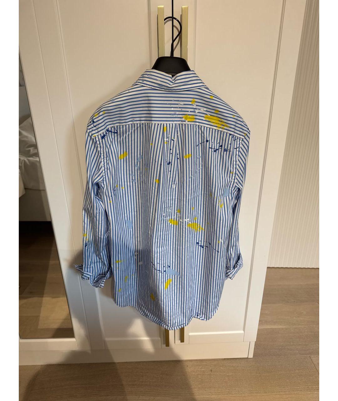 POLO RALPH LAUREN Синяя хлопковая рубашка, фото 2