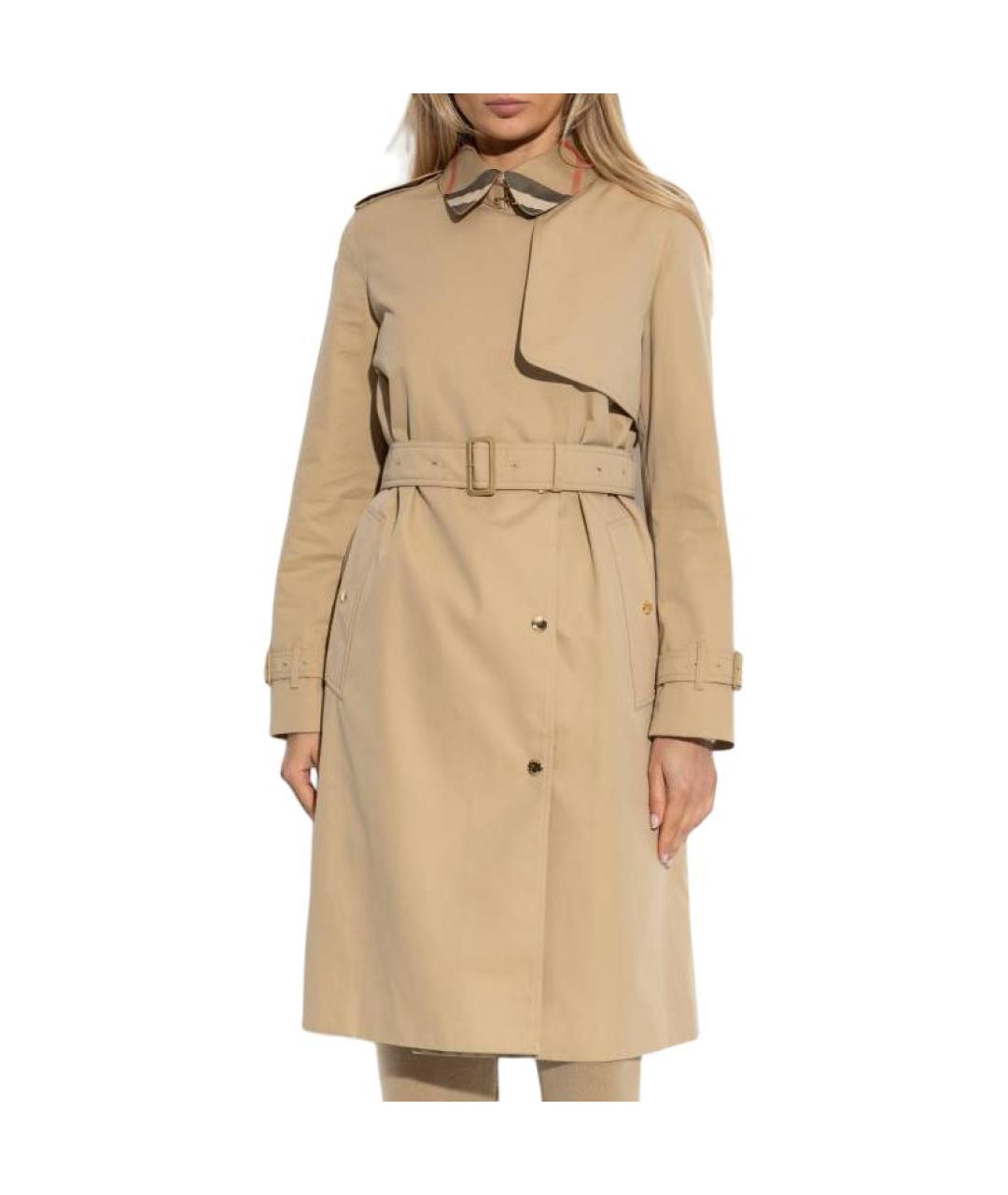 BURBERRY Бежевый тренч/плащ, фото 3
