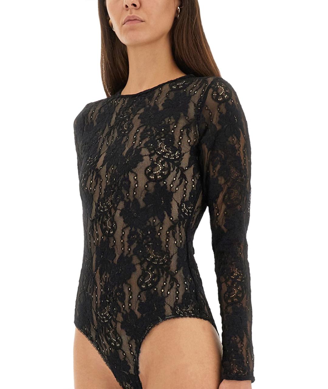 ZIMMERMANN Черное полиамидовое боди, фото 3