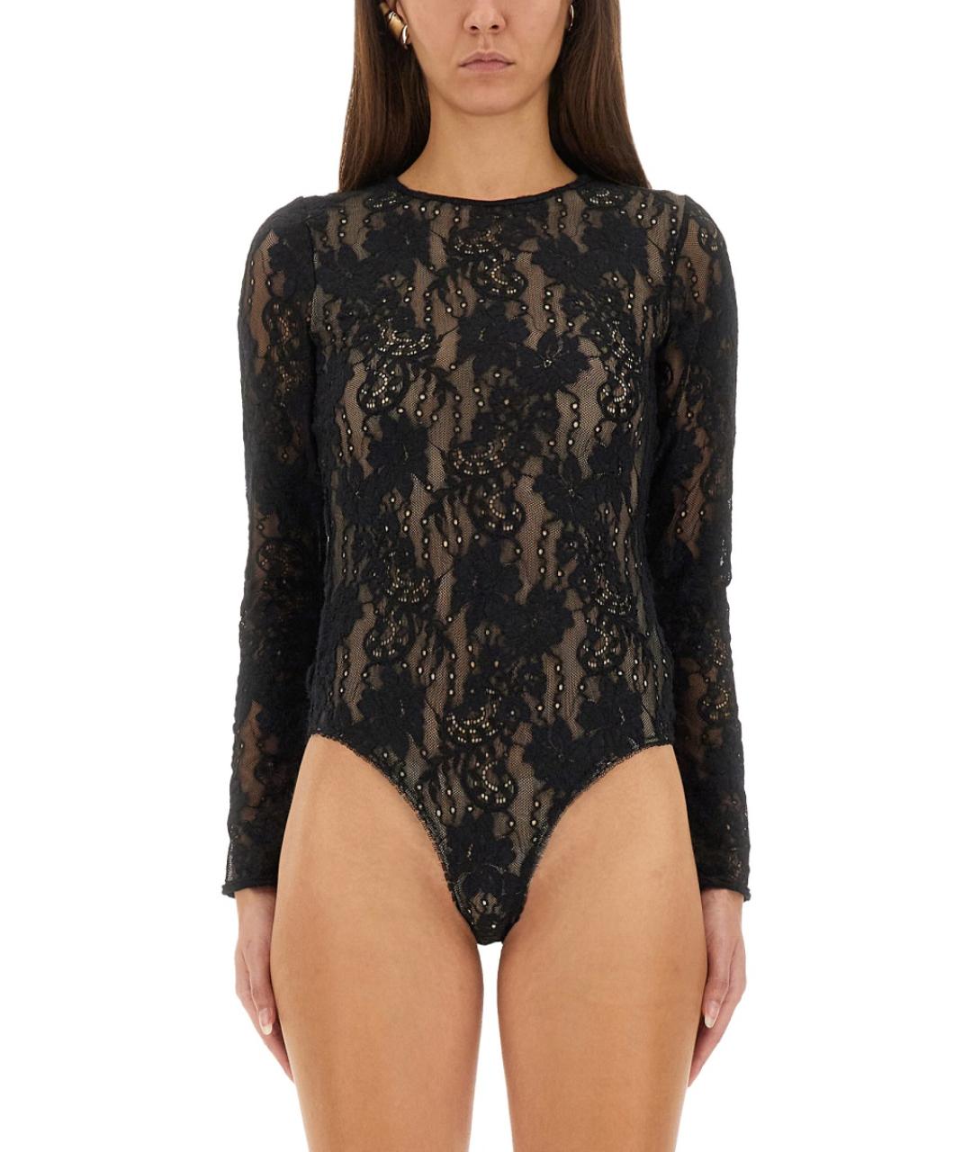 ZIMMERMANN Черное полиамидовое боди, фото 4