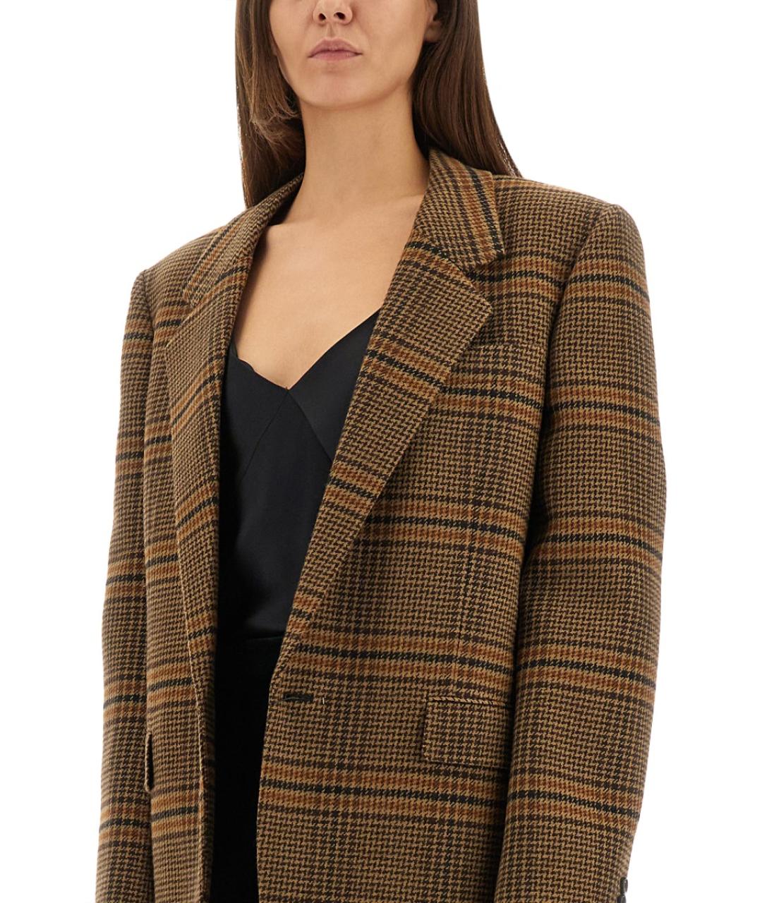 SAINT LAURENT Мульти шерстяной жакет/пиджак, фото 4